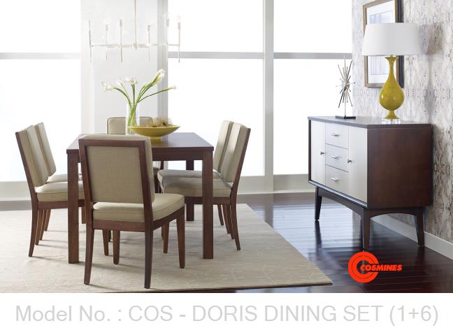 COS - DORIS DINING SET (1+6)